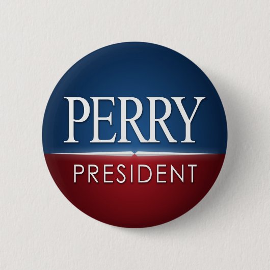 Rick Perry 2012 缶バッジ (正面)