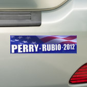 Rick Perry - Marcoルビオ2012年 バンパーステッカー (車上)