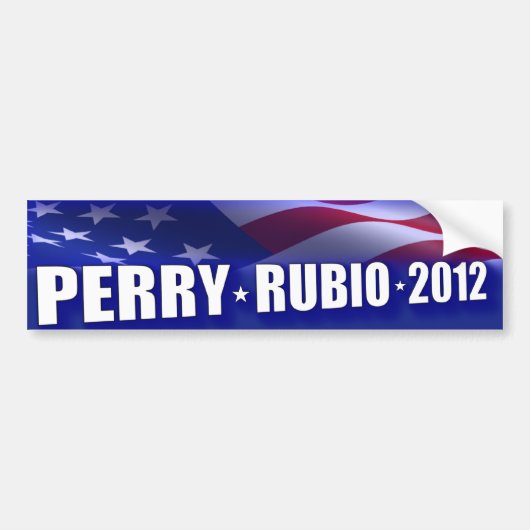 Rick Perry - Marcoルビオ2012年 バンパーステッカー (正面)
