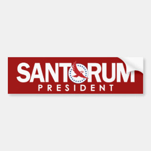 Rick Santorum社長 バンパーステッカー