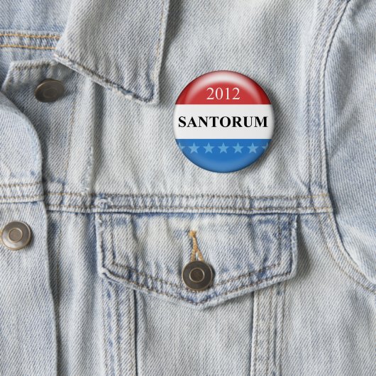 Rick Santorum 2012 缶バッジ (インサイチュ)