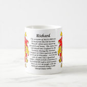 Rickard、起源、意味および頂上 コーヒーマグカップ (中央)