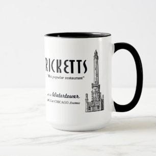 Rickettsのレストラン、シカゴ、イリノイ マグカップ