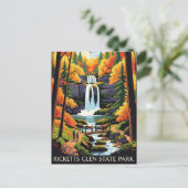 Ricketts Glen State Park Travel ポストカード (スタンド正面)