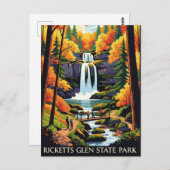 Ricketts Glen State Park Travel ポストカード (正面/裏面)