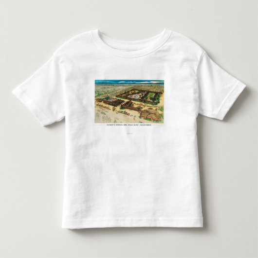 Rickeyのスタジオのインの空中写真 トドラーTシャツ (正面)