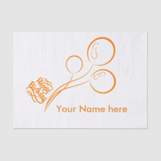 ricksのハッピーバースデーのティッシュペーパー 薄葉紙