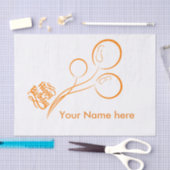 ricksのハッピーバースデーのティッシュペーパー 薄葉紙 (クラフト)