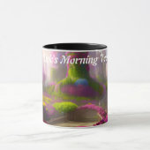 Rick's Morning Teaカスタマイズ可パーソナライズされた能 マグカップ (中央)