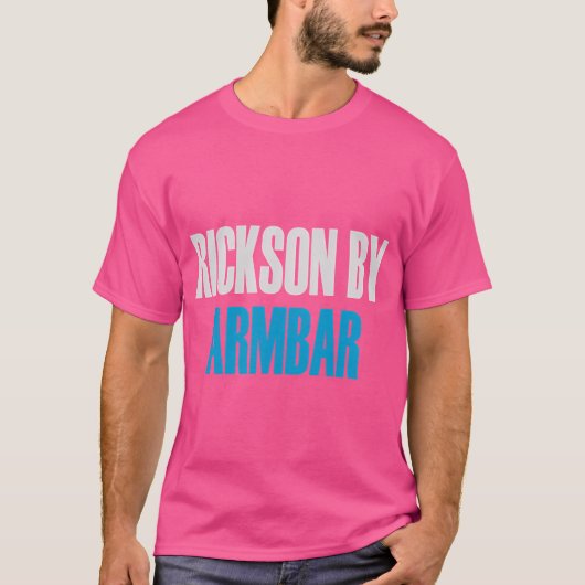 Rickson By Armbarブラジル柔術(Bjj) Tシャツ (正面)