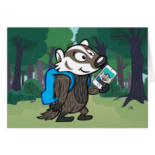 Rickyのアライグマ のブーマーのアナグマSelfie