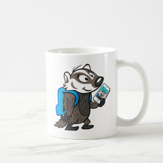 Rickyのアライグマ|のブーマーのアナグマSelfie コーヒーマグカップ