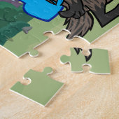 Rickyのアライグマ|のブーマーのアナグマSelfie ジグソーパズル (側面)