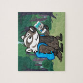 Rickyのアライグマ|のブーマーのアナグマSelfie ジグソーパズル (縦)