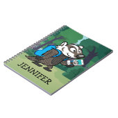 Rickyのアライグマ|のブーマーのアナグマSelfie ノートブック (左側)