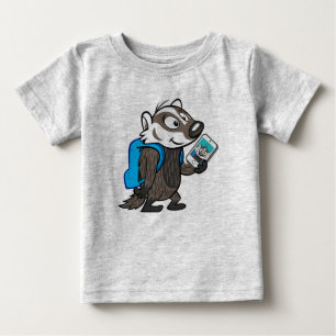 Rickyのアライグマ のブーマーのアナグマSelfie ベビーTシャツ