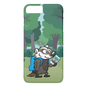 Rickyのアライグマ のブーマーのアナグマSelfie iPhone 8 Plus/7 Plusケース