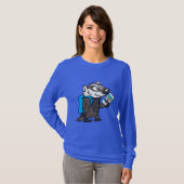 Rickyのアライグマ|のブーマーのアナグマSelfie Tシャツ (正面フル)