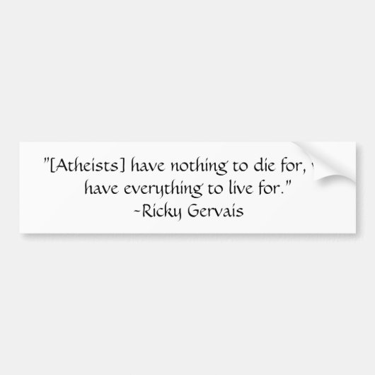 Rickyジェルベーのバンパーステッカー バンパーステッカー (正面)