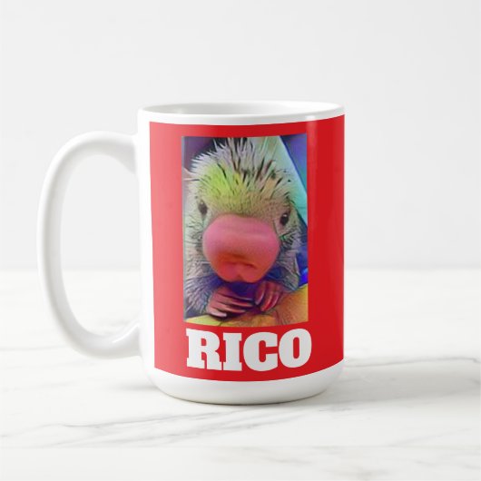 RICO PORCUPINE  コーヒーマグカップ (左)