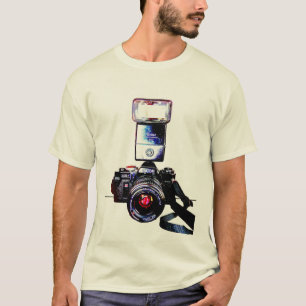 Ricohのカメラ Tシャツ