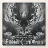 Riddian Queen Oracle GS Full Coverage Glass Coast ガラスコースター (正面)