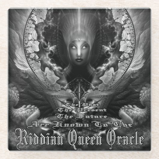 Riddian Queen Oracle GS Full Coverage Glass Coast ガラスコースター (正面)