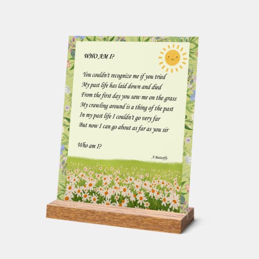 Riddle Art アクリルサイン (傾斜)