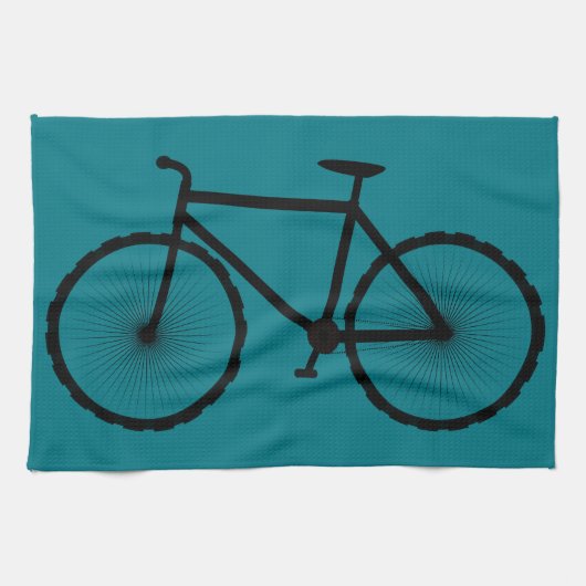 Ride Bikesはおもしろいが1に乗る キッチンタオル (横)