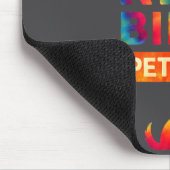 Ride Bikes Pet Dogs Bicycle Cycling Biking Dog Lov マウスパッド (コーナー)