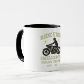 Ride Fast カフェレーサー倶楽部 オリジナル マグカップ (正面左)