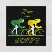 Ride For Glory スクエア名刺 (正面)