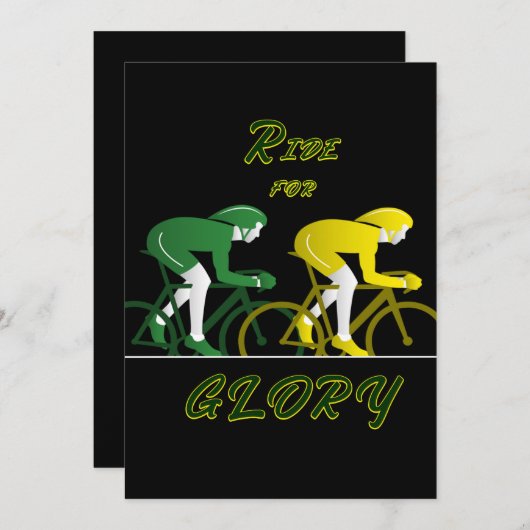 Ride For Glory  招待状 (正面/裏面)