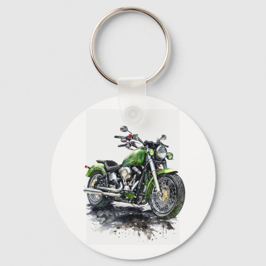  Ride Forever – Motorcycle Keychain キーホルダー (正面)