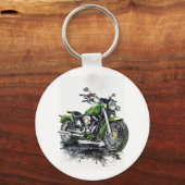  Ride Forever – Motorcycle Keychain キーホルダー (正面)