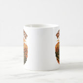 Ride Free Vintage Motorcycle Adventure Art コーヒーマグカップ (中央)