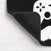 Ride.Game.パパホワイトグラフィック(B) マウスパッド (コーナー)