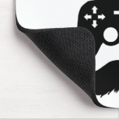 Ride.Game.Dad Black Graphic (B) マウスパッド (コーナー)