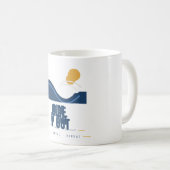 Ride It Out Ocean Wave Salt Swell Repeat コーヒーマグ コーヒーマグカップ (正面右)