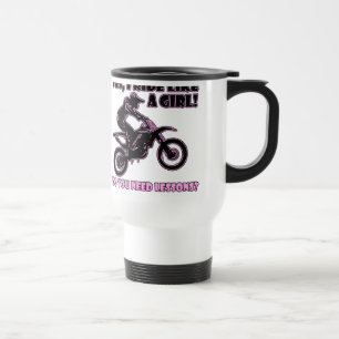 Ride Like A Girl ダートバイク モトクロス トラベルマグ