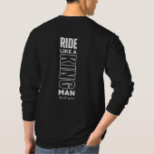 Ride Like a King | メンズ長袖 Tシャツ (裏面)