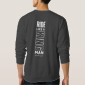 Ride Like a King | メンズ スウェットシャツ (裏面)