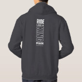 Ride Like a King | メンズ パーカ (裏面)