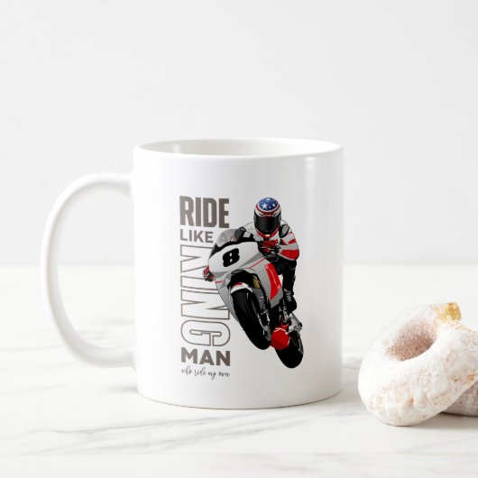 Ride Like a King | 11# クラシックマグ コーヒーマグカップ (ドーナツ)