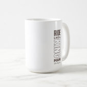 Ride Like a King | 15# クラシックマグ コーヒーマグカップ (正面右)