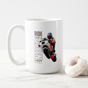 Ride Like a Queen 15# クラシックマグ コーヒーマグカップ