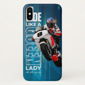 Ride Like a Queen | iPhone X ケース Case-Mate iPhoneケース (裏面)