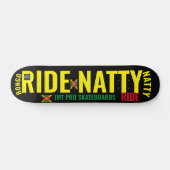 RIDE NATTY RIDE JMTSカテボード、7 3/4"デッキ スケートボード (横)