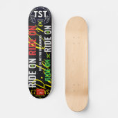 RIDE ON JMT スケートボード (正面)