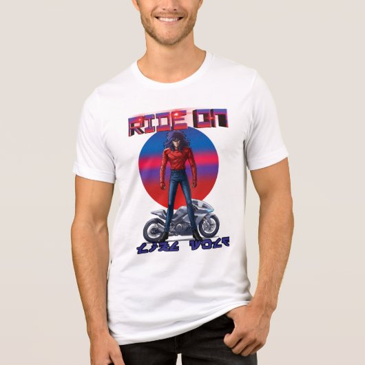 Ride On Like wolf  トライブレンドＴシャツ (正面)
